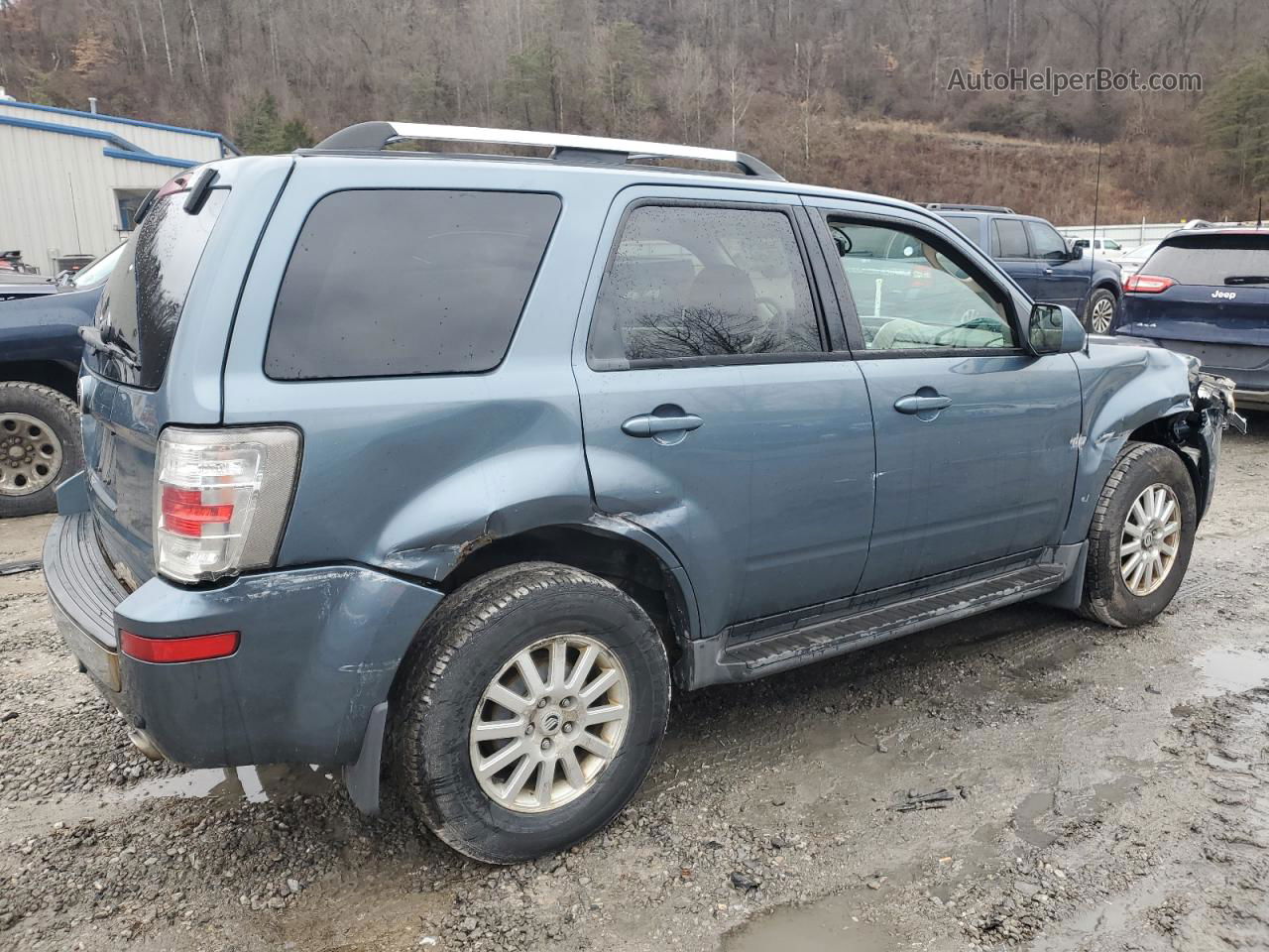 2011 Mercury Mariner Premier Синий vin: 4M2CN8H75BKJ05567