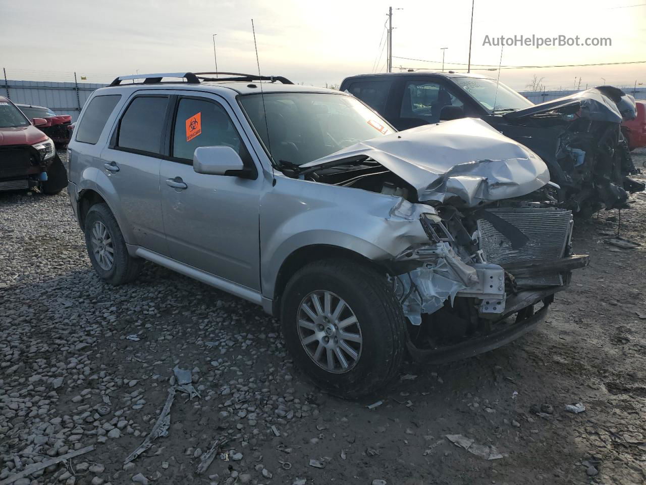 2010 Mercury Mariner Premier Gray vin: 4M2CN8H76AKJ04443