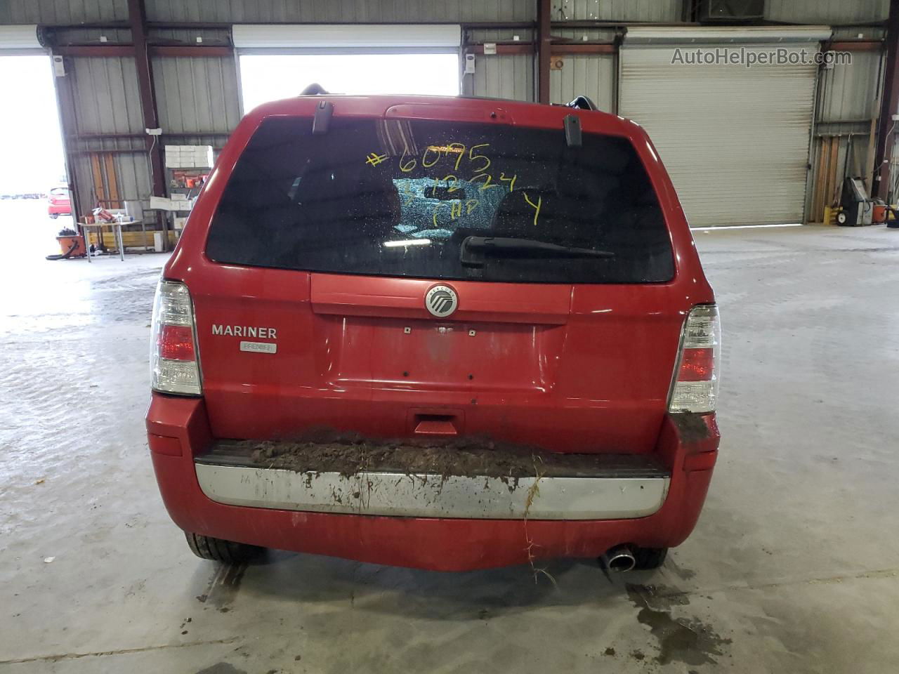 2010 Mercury Mariner Premier Burgundy vin: 4M2CN8H76AKJ05544