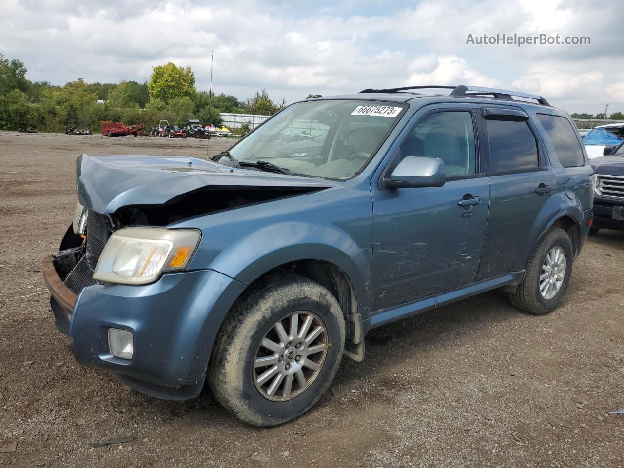 2010 Mercury Mariner Premier Синий vin: 4M2CN8H76AKJ12672