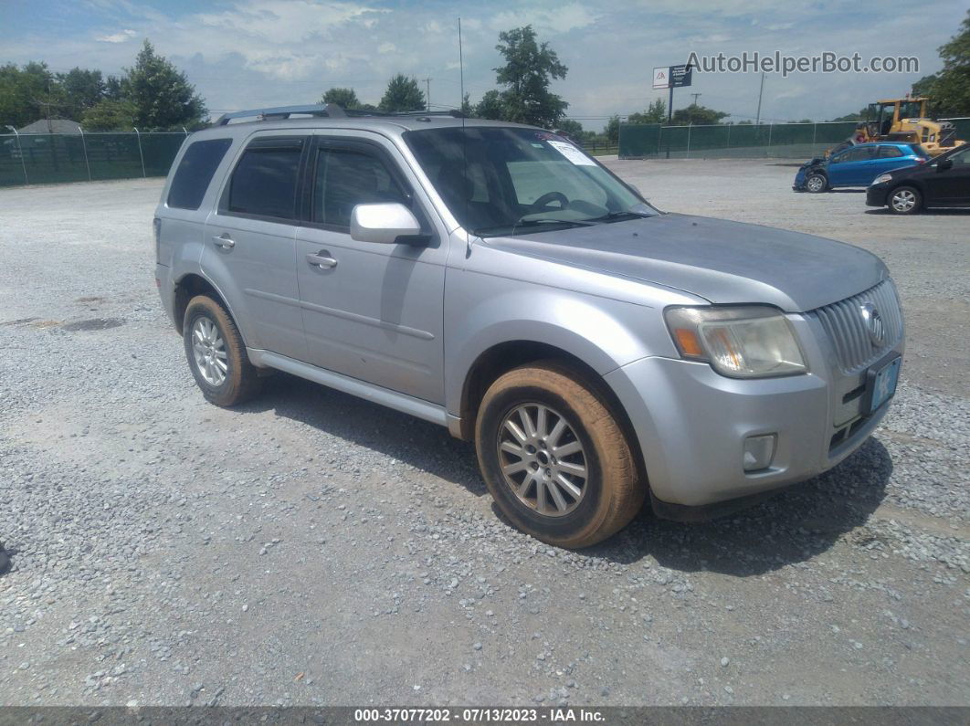 2010 Mercury Mariner Premier Silver vin: 4M2CN8H76AKJ28306