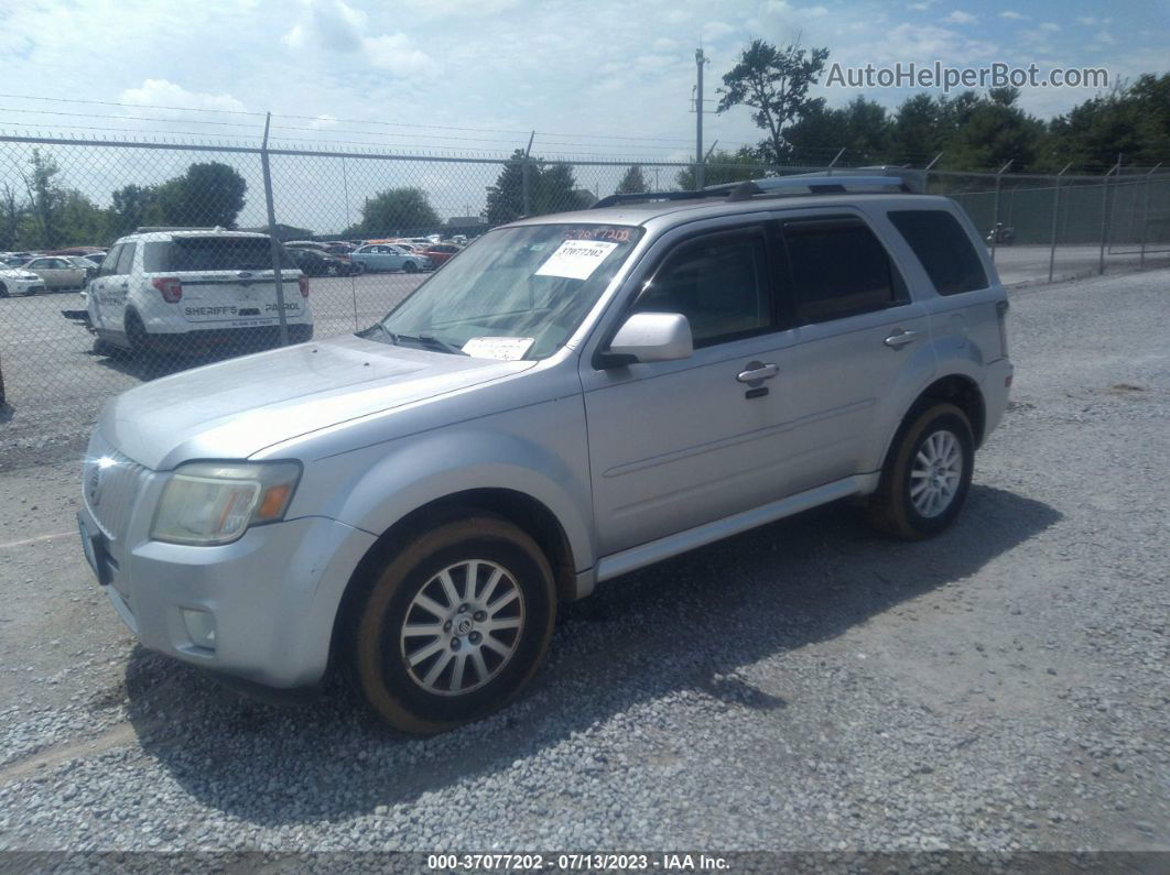 2010 Mercury Mariner Premier Silver vin: 4M2CN8H76AKJ28306