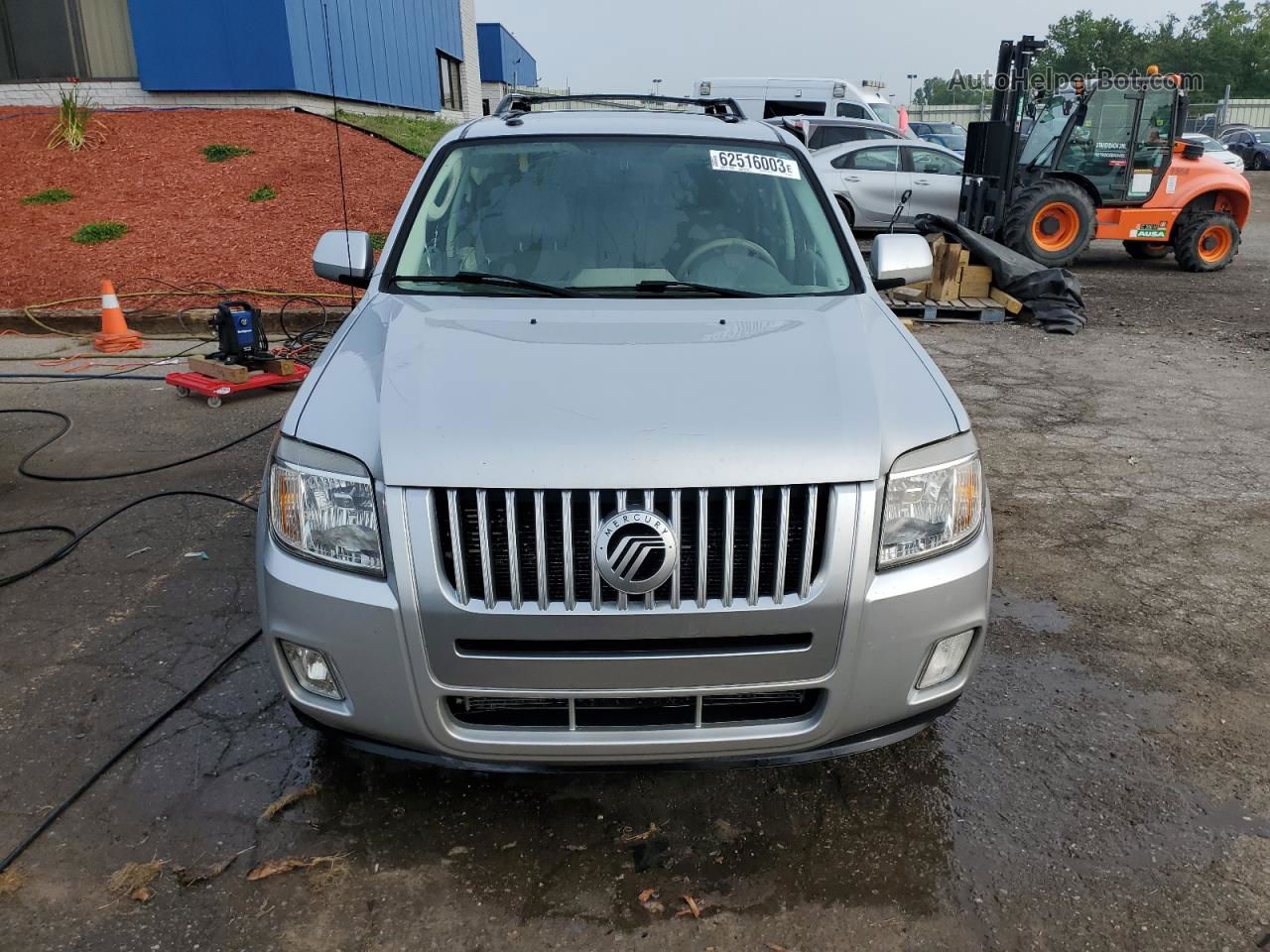 2010 Mercury Mariner Premier Silver vin: 4M2CN8H77AKJ10218