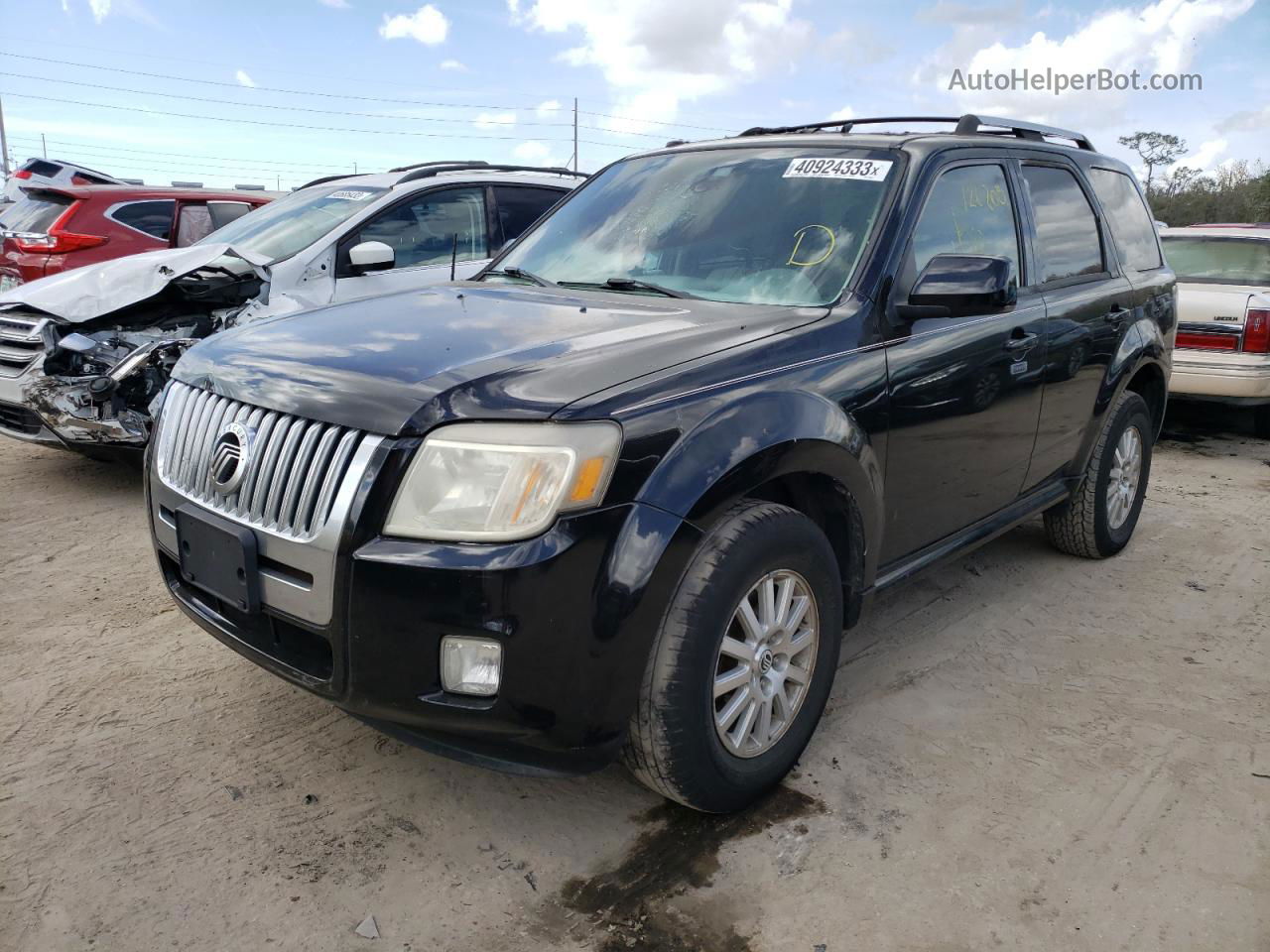 2010 Mercury Mariner Premier Черный vin: 4M2CN8H77AKJ13295