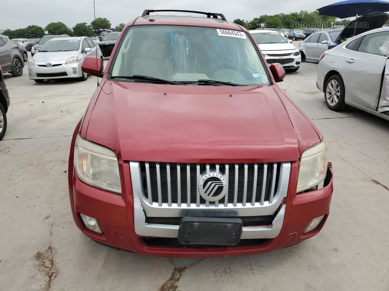 2011 Mercury Mariner Premier Red vin: 4M2CN8H77BKJ02363