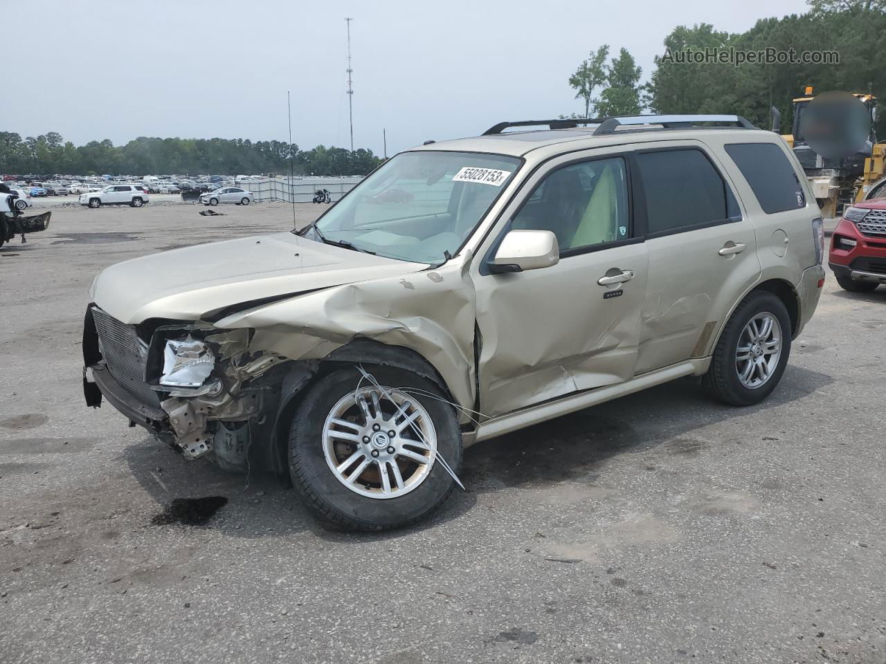 2010 Mercury Mariner Premier Gold vin: 4M2CN8H78AKJ09093