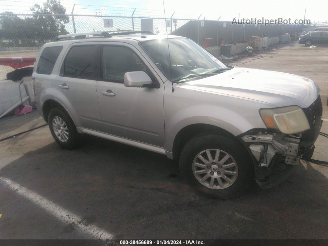 2010 Mercury Mariner Premier Silver vin: 4M2CN8H78AKJ11393