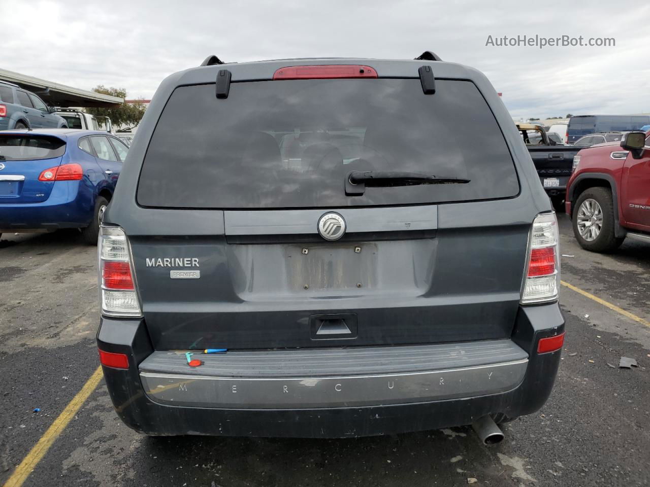 2010 Mercury Mariner Premier Gray vin: 4M2CN8H79AKJ06011