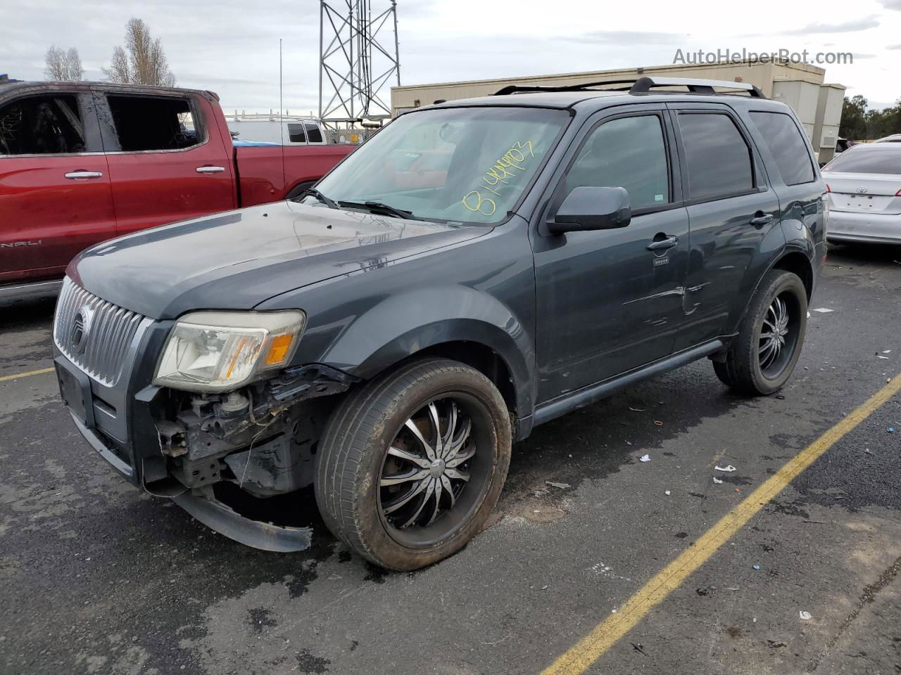 2010 Mercury Mariner Premier Gray vin: 4M2CN8H79AKJ06011