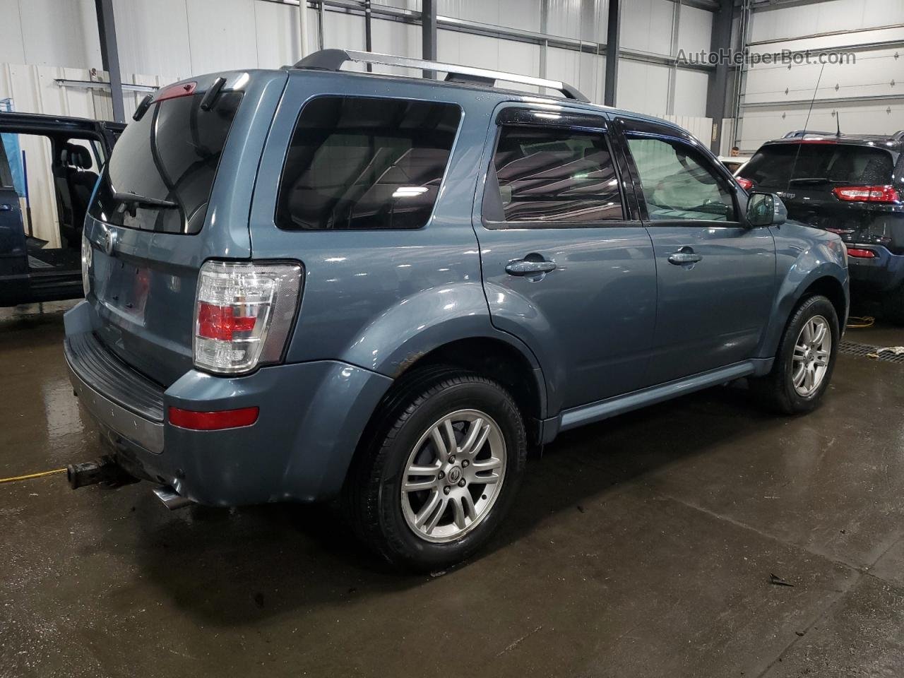 2010 Mercury Mariner Premier Blue vin: 4M2CN8H79AKJ18482