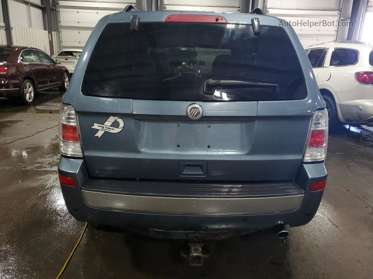 2010 Mercury Mariner Premier Blue vin: 4M2CN8H79AKJ18482