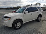 2010 Mercury Mariner Premier White vin: 4M2CN8H79AKJ25450