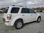 2010 Mercury Mariner Premier White vin: 4M2CN8H79AKJ25450