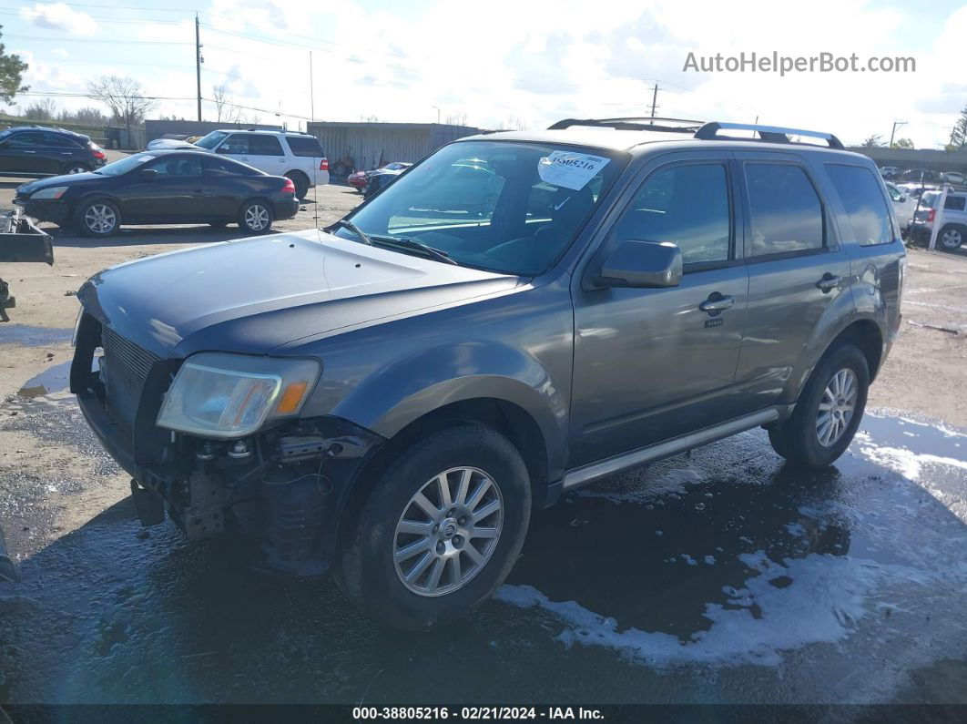 2010 Mercury Mariner Premier Gray vin: 4M2CN8H7XAKJ06714