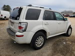 2010 Mercury Mariner Premier White vin: 4M2CN8H7XAKJ22038