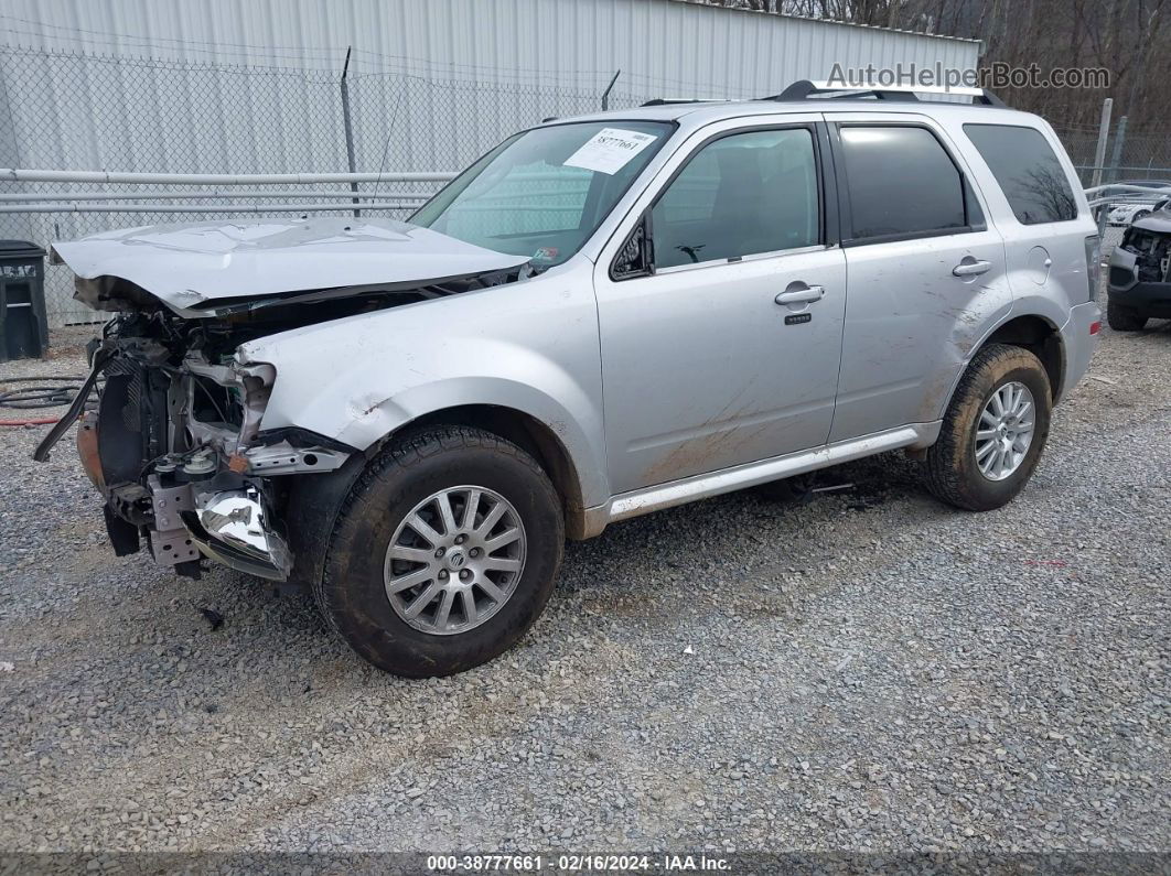 2010 Mercury Mariner Premier Silver vin: 4M2CN8H7XAKJ24730