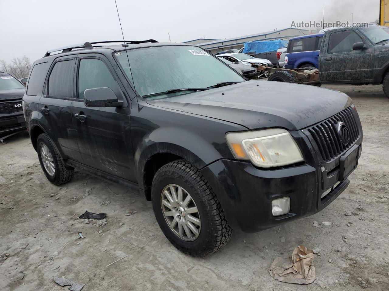 2011 Mercury Mariner Premier Black vin: 4M2CN8HG0BKJ06013