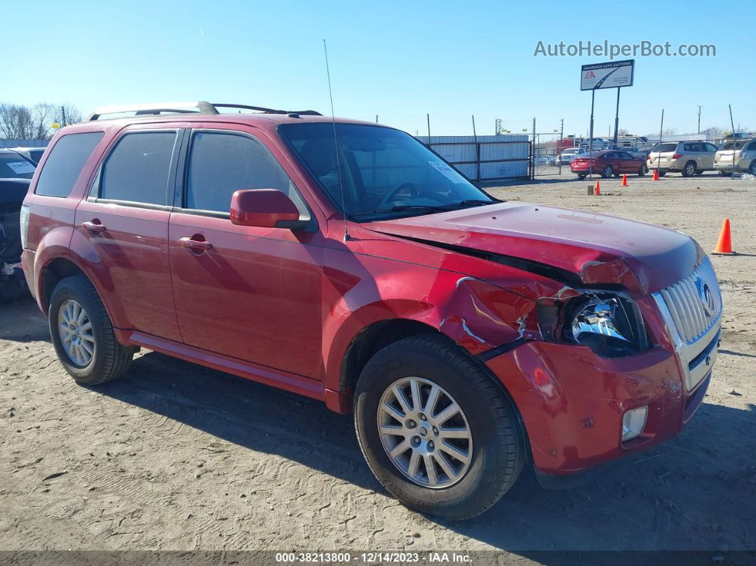 2010 Mercury Mariner Premier Красный vin: 4M2CN8HG1AKJ14507