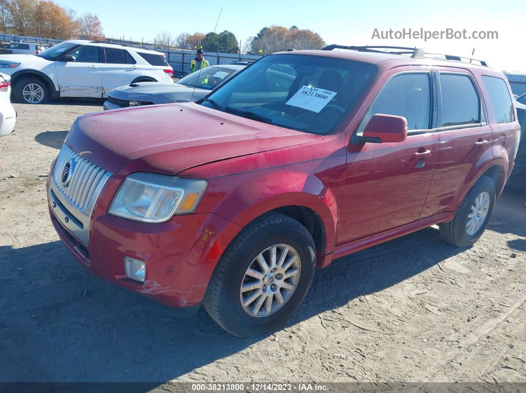 2010 Mercury Mariner Premier Red vin: 4M2CN8HG1AKJ14507