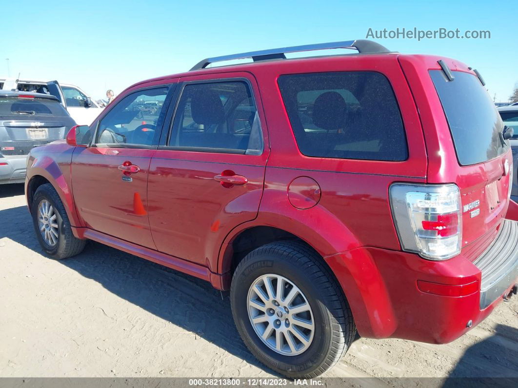 2010 Mercury Mariner Premier Red vin: 4M2CN8HG1AKJ14507