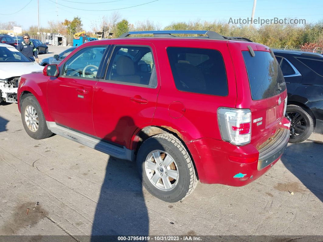 2011 Mercury Mariner Premier Red vin: 4M2CN8HG1BKJ03556