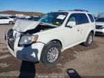 2011 Mercury Mariner Premier White vin: 4M2CN8HG1BKJ07073