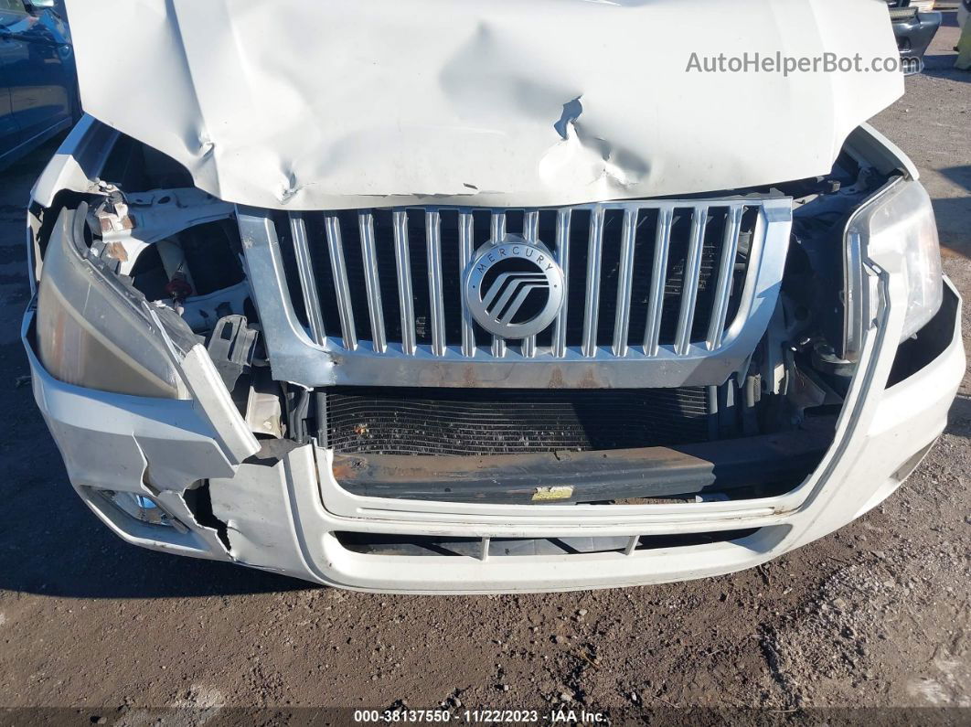 2011 Mercury Mariner Premier White vin: 4M2CN8HG1BKJ07073