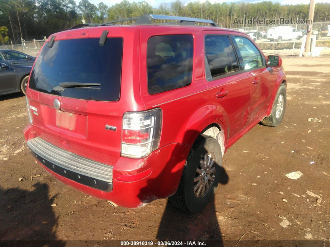 2011 Mercury Mariner Premier Красный vin: 4M2CN8HG1BKJ07610