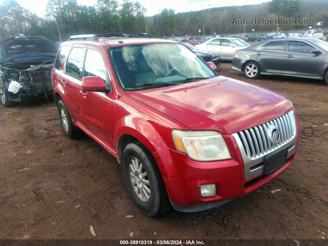 2011 Mercury Mariner Premier Красный vin: 4M2CN8HG1BKJ07610