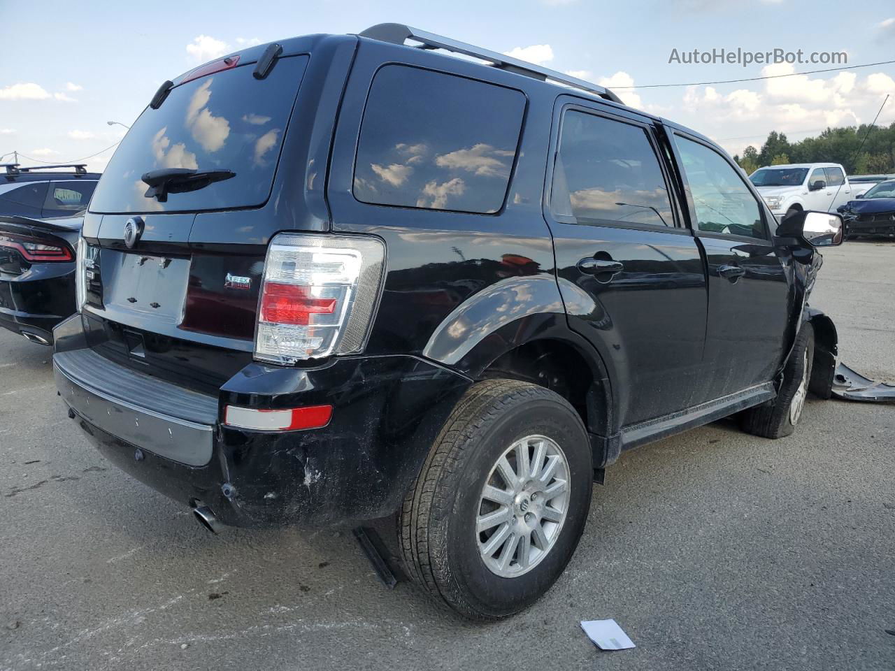 2010 Mercury Mariner Premier Черный vin: 4M2CN8HG2AKJ20901