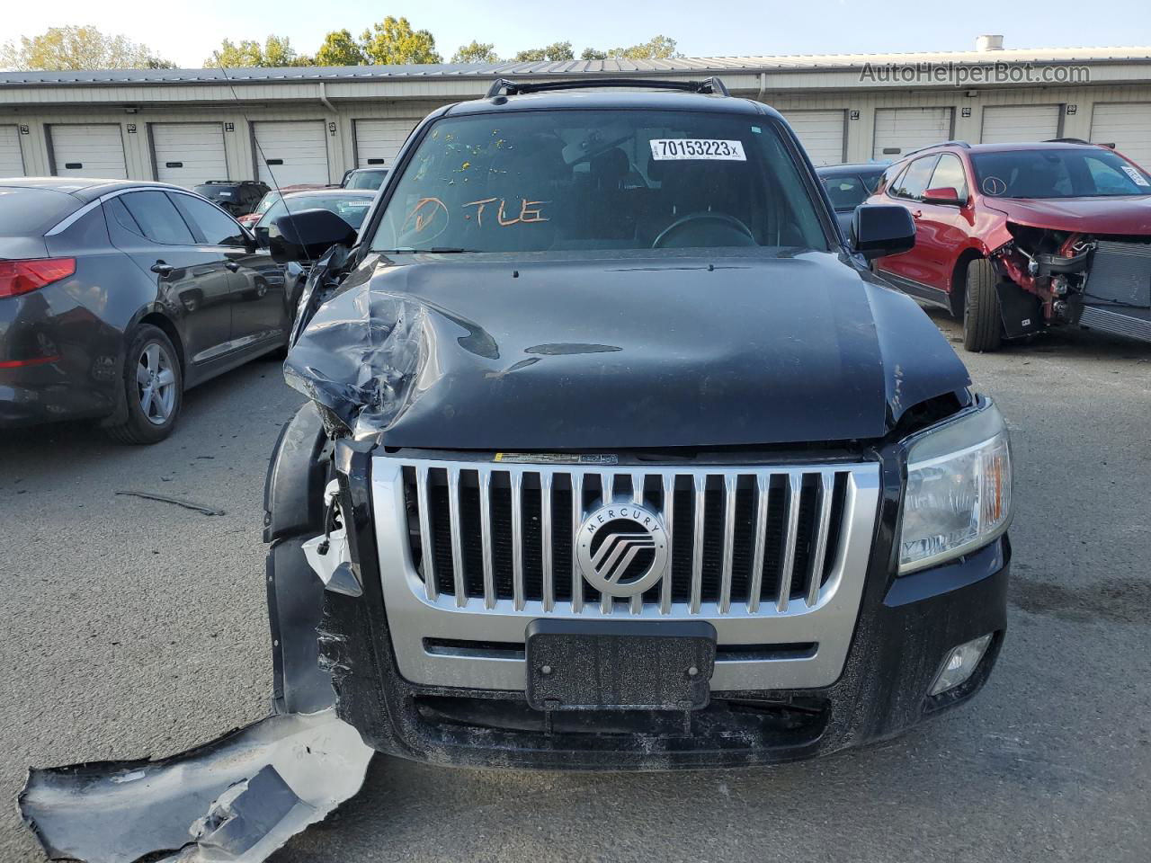 2010 Mercury Mariner Premier Black vin: 4M2CN8HG2AKJ20901