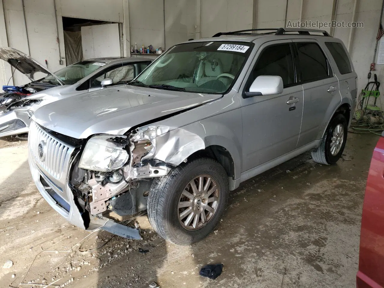 2011 Mercury Mariner Premier Silver vin: 4M2CN8HG2BKJ03873