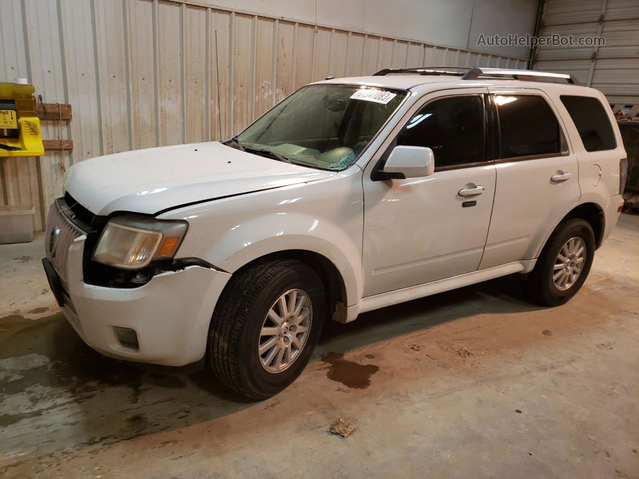 2011 Mercury Mariner Premier White vin: 4M2CN8HG2BKJ08118