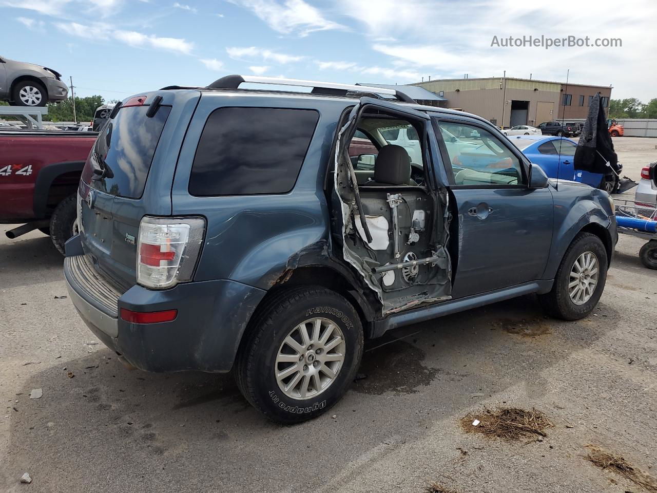 2011 Mercury Mariner Premier Синий vin: 4M2CN8HG2BKJ08300