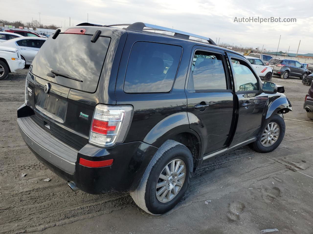 2011 Mercury Mariner Premier Black vin: 4M2CN8HG2BKJ08782