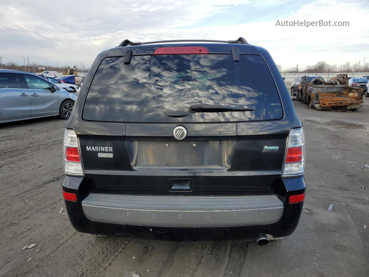 2011 Mercury Mariner Premier Black vin: 4M2CN8HG2BKJ08782