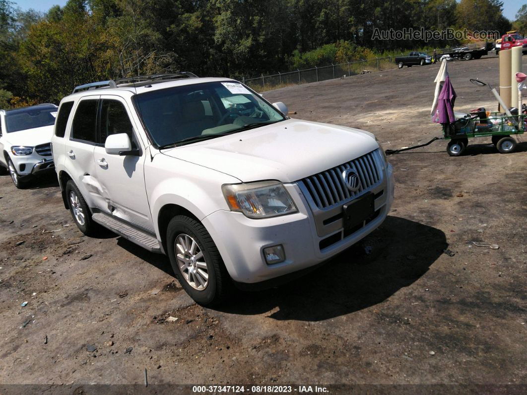 2010 Mercury Mariner Premier Белый vin: 4M2CN8HG3AKJ02519