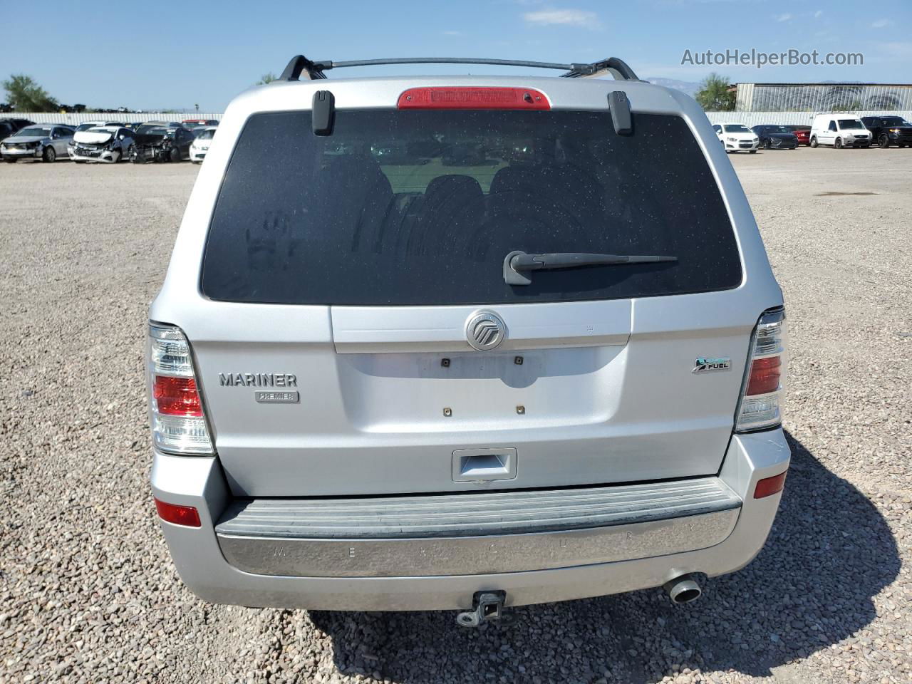 2010 Mercury Mariner Premier Silver vin: 4M2CN8HG3AKJ03203