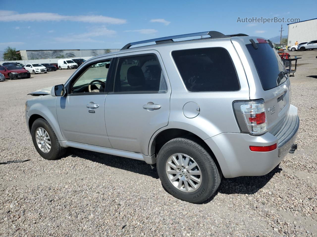 2010 Mercury Mariner Premier Silver vin: 4M2CN8HG3AKJ03203