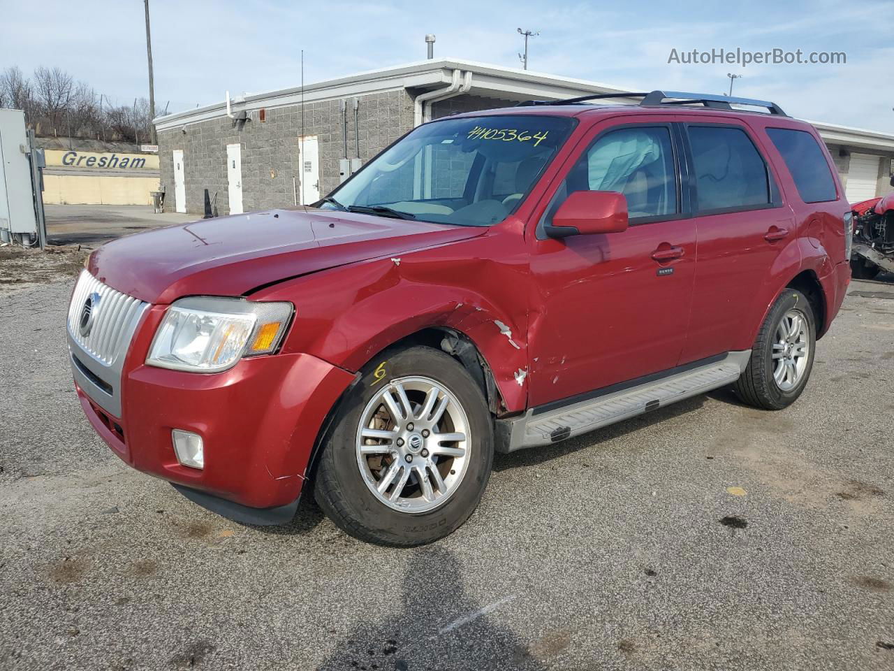 2010 Mercury Mariner Premier Красный vin: 4M2CN8HG3AKJ13696