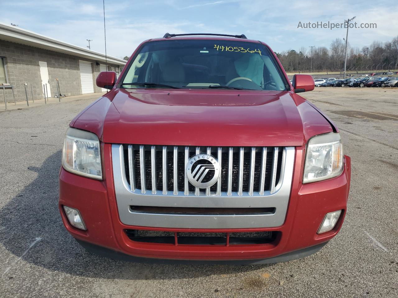 2010 Mercury Mariner Premier Красный vin: 4M2CN8HG3AKJ13696