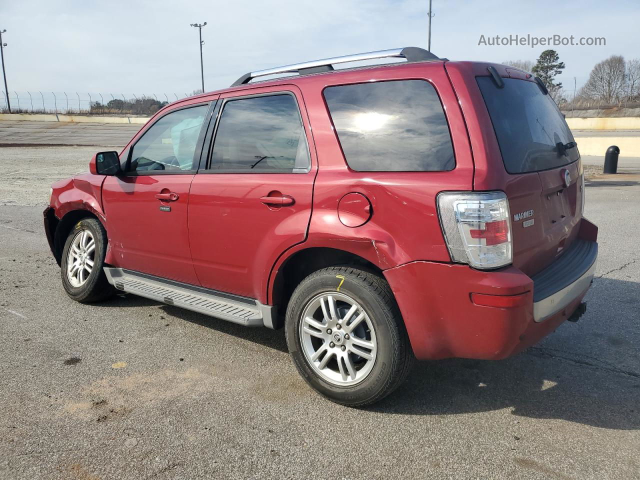 2010 Mercury Mariner Premier Красный vin: 4M2CN8HG3AKJ13696