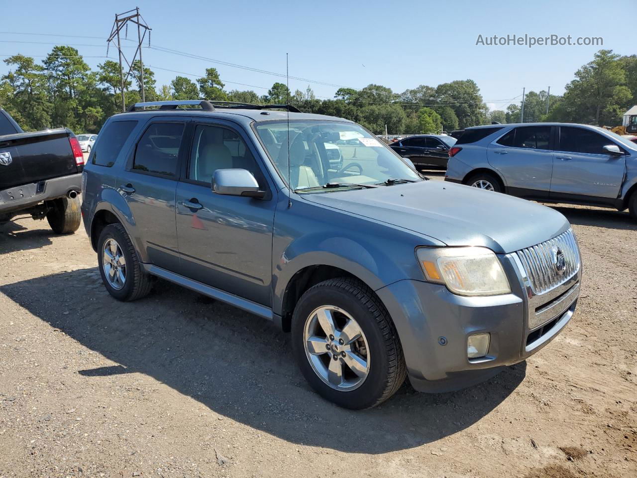 2011 Mercury Mariner Premier Синий vin: 4M2CN8HG3BKJ03879