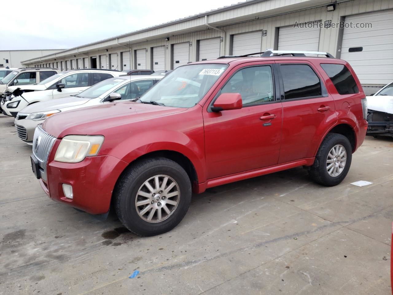 2011 Mercury Mariner Premier Red vin: 4M2CN8HG3BKJ07480