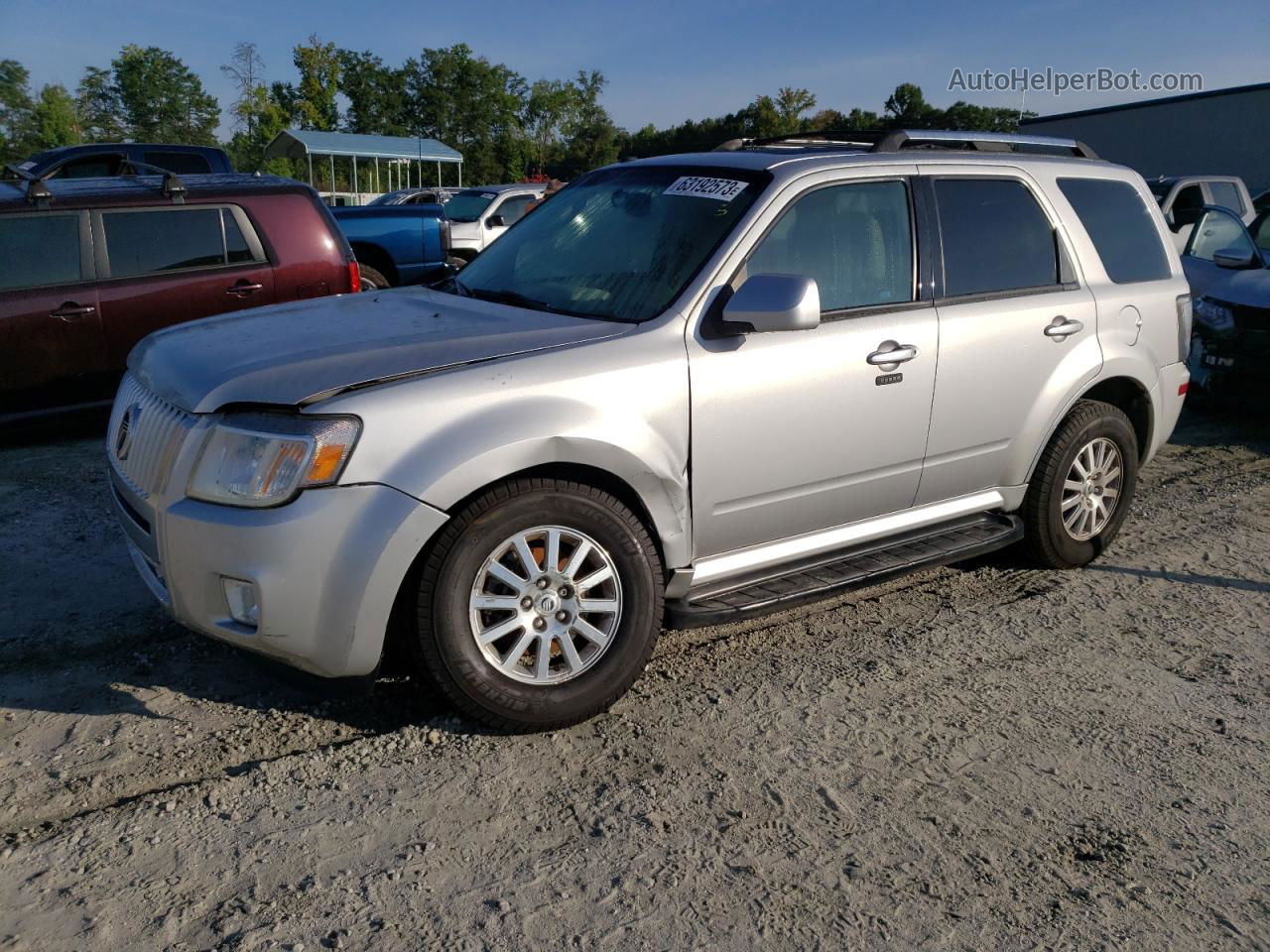 2010 Mercury Mariner Premier Серебряный vin: 4M2CN8HG4AKJ20656