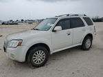 2010 Mercury Mariner Premier White vin: 4M2CN8HG4AKJ25937