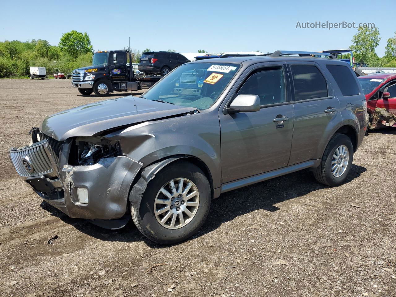 2010 Mercury Mariner Premier Серебряный vin: 4M2CN8HG4AKJ26473