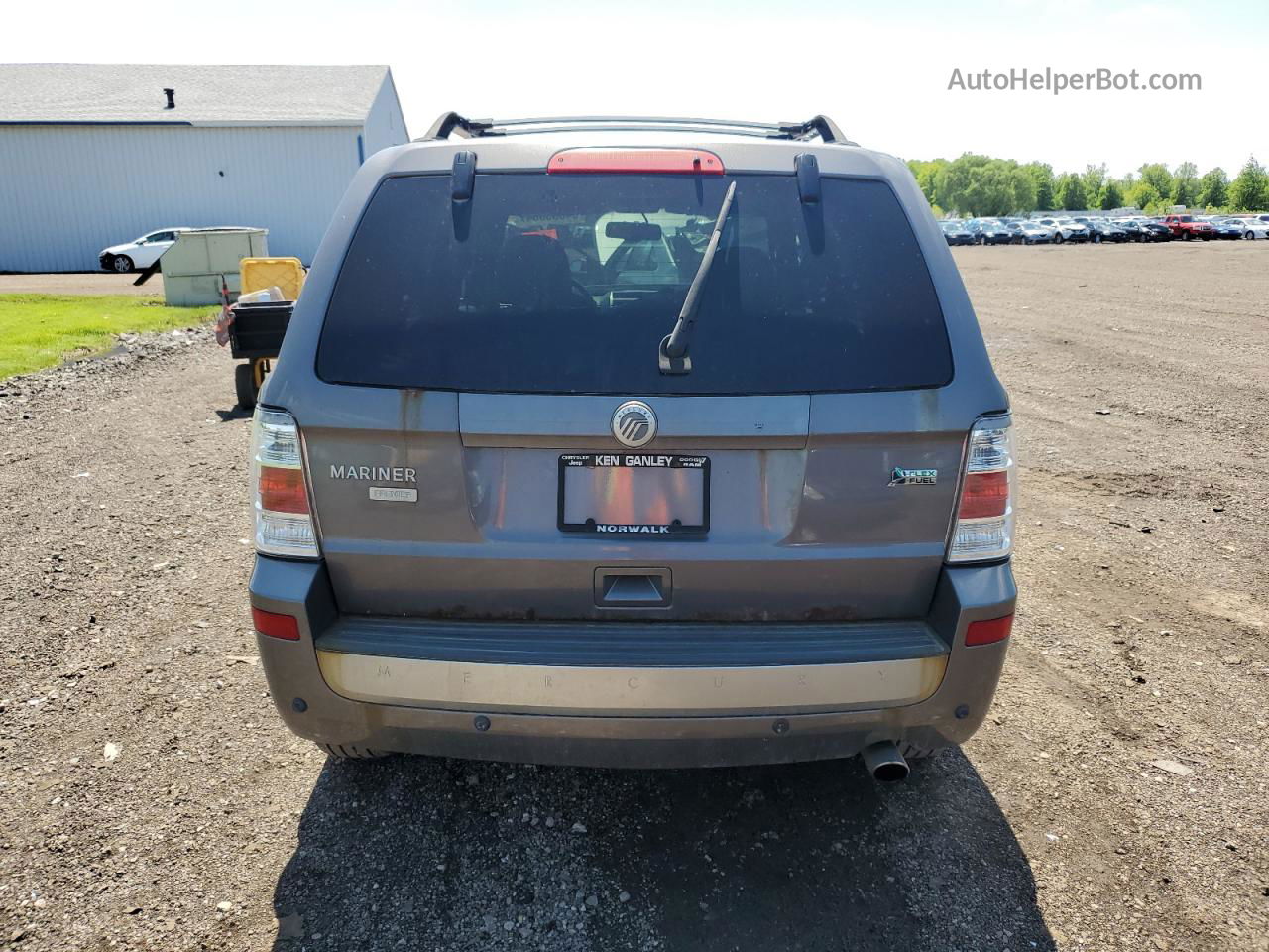 2010 Mercury Mariner Premier Silver vin: 4M2CN8HG4AKJ26473