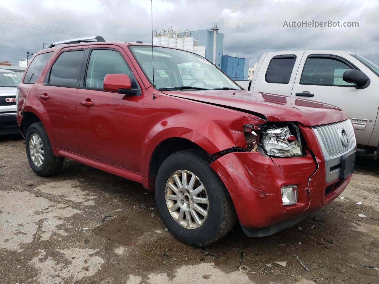 2010 Mercury Mariner Premier Red vin: 4M2CN8HG4AKJ26599