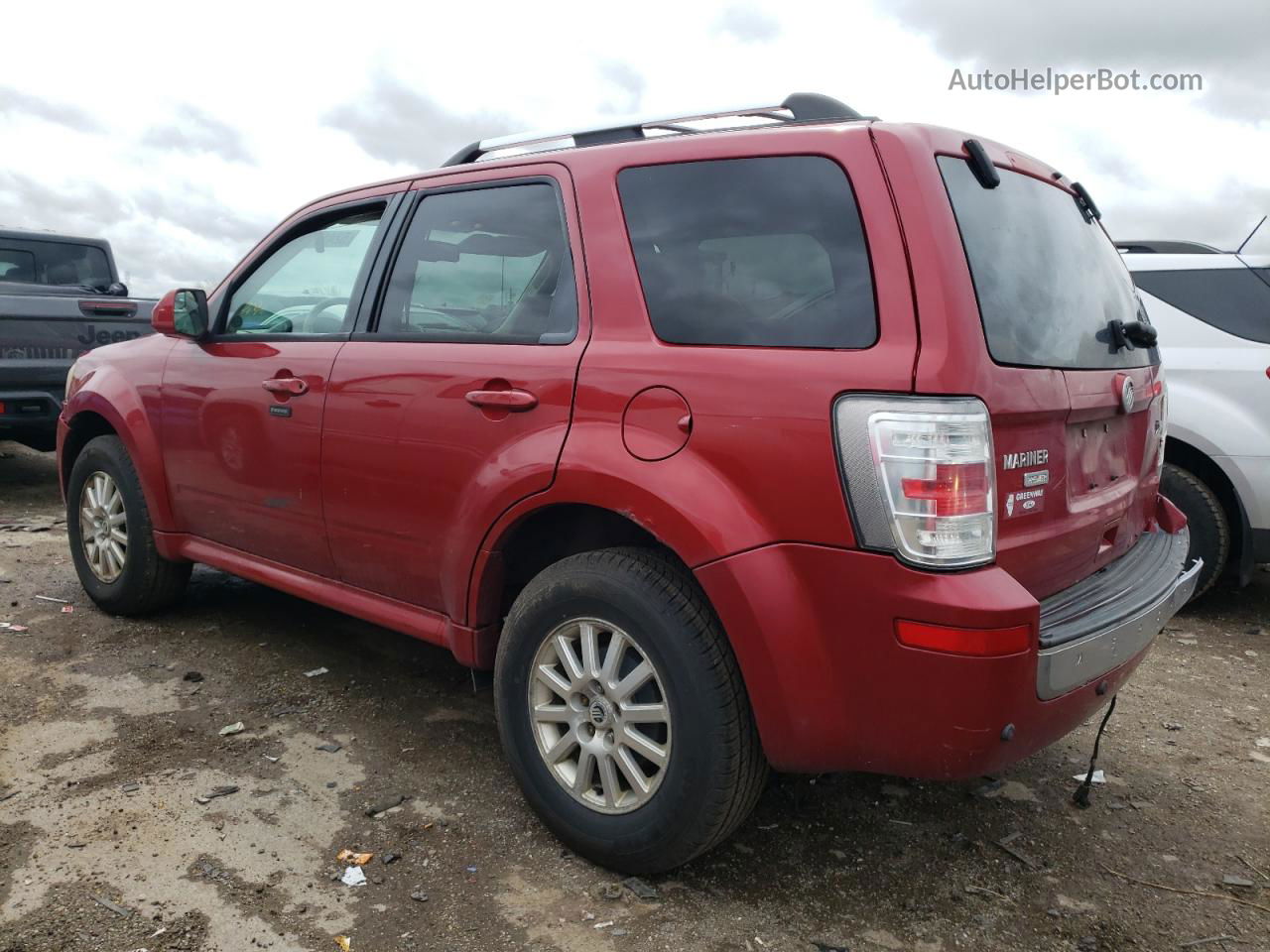 2010 Mercury Mariner Premier Red vin: 4M2CN8HG4AKJ26599